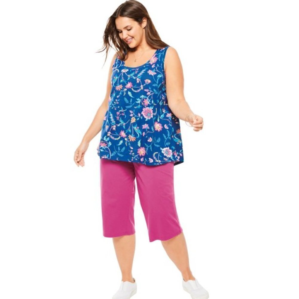Woman Within Plus Size High-Low Tank Top 18/20